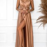 Obleka Marie - zlata