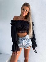 Crop top Aniyah, oranžna - slika 9