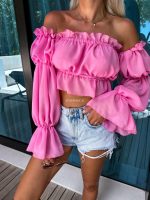 Crop top Aniyah, oranžna - slika 12