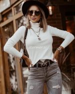 Pulover Brynlee, rjav - slika 5