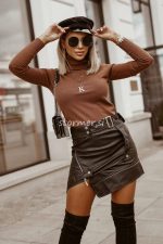 Pulover Brynlee, rjav - slika 2