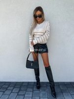 Pulover Lila, bel - slika 8