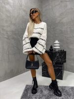 Pulover Sidney, bel - slika 4