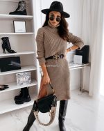 Obleka Cecelia, črna - slika 12