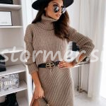 Obleka Cecelia, camel