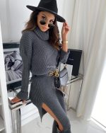 Obleka Cecelia, črna - slika 17