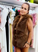 Brezrokavnik Josephine, rjav - slika 2