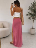 Krilo Sterling – dolgo krilo z razporkom, dusty rose - slika 2